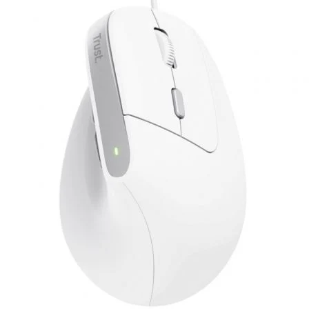 Trust Bayo II Ratón Ergonómico Vertical Blanco